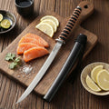 1PC Japanese style knife, for sushi and raw fish - Outdoor camping, high carbon stainless steel, sharp blade, cooking tool