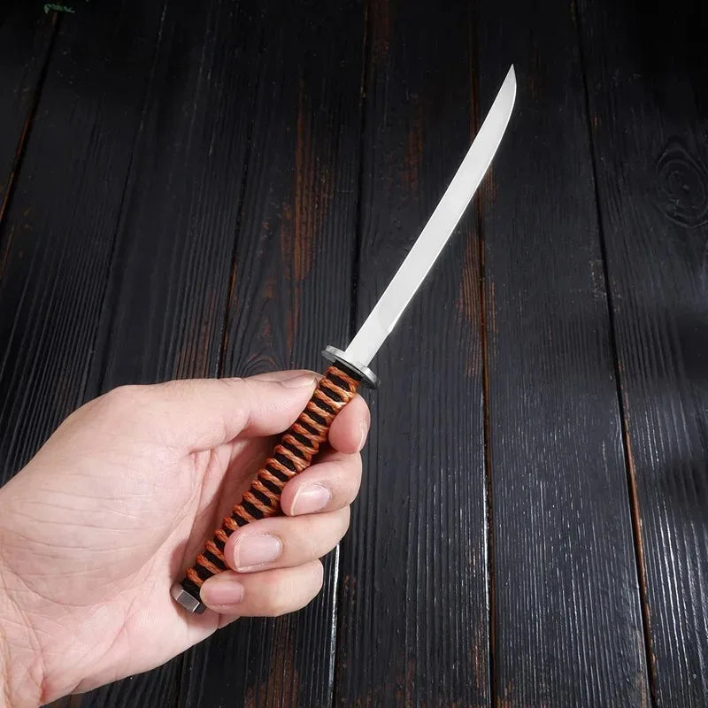 1PC Japanese style knife, for sushi and raw fish - Outdoor camping, high carbon stainless steel, sharp blade, cooking tool